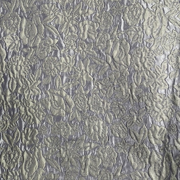 CHEVIGNON floral cardigan bomber jacket embossed metallic green academia sz sm - Picture 9 of 10